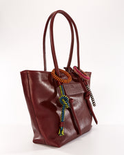 Tote Basket Charms - Burgundy